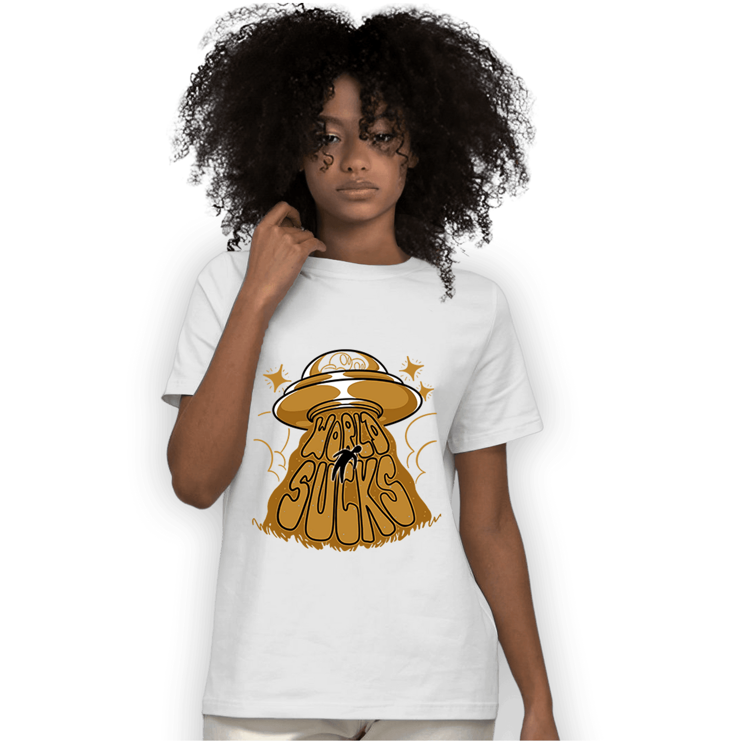 Wheat 13s T Shirt Match World Sucks - NastyJamz