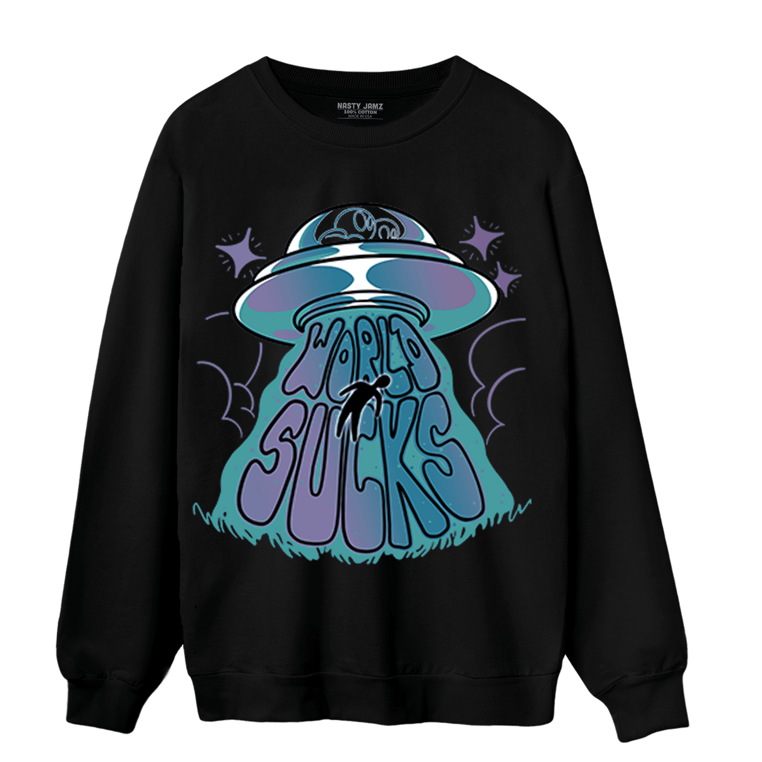 Low Love Letter 14s Sweatshirt Match World Sucks - NastyJamz