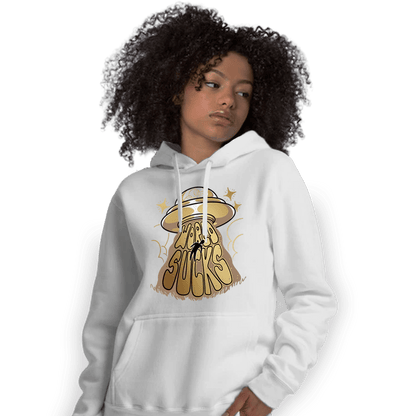 High OG Metallic Gold 1s Hoodie Match World Sucks - NastyJamz