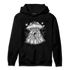 Retro High OG Black White 1s Hoodie Match World Sucks - NastyJamz