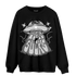 Retro High OG Black White 1s Sweatshirt Match World Sucks - NastyJamz