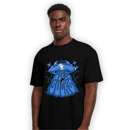 University Blue Toe 1s T Shirt Match World Sucks - NastyJamz