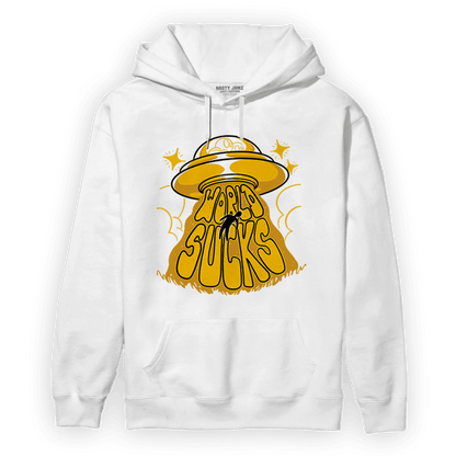 Yellow Ochre 1s Hoodie Match World Sucks - NastyJamz