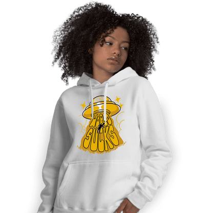 Yellow Ochre 1s Hoodie Match World Sucks - NastyJamz