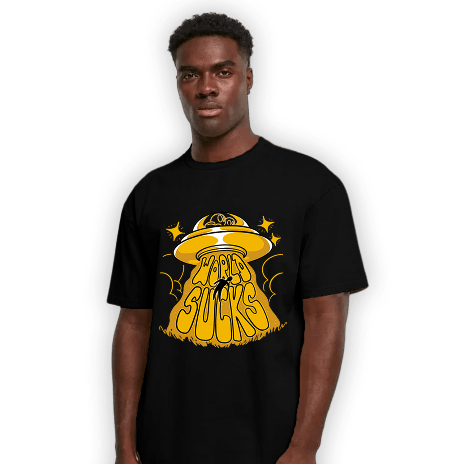 Yellow Ochre 1s T Shirt Match World Sucks - NastyJamz