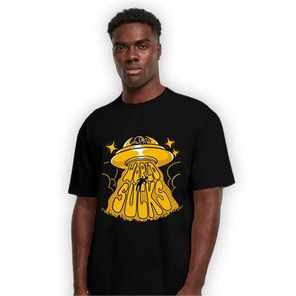 Yellow Ochre 1s T Shirt Match World Sucks - NastyJamz
