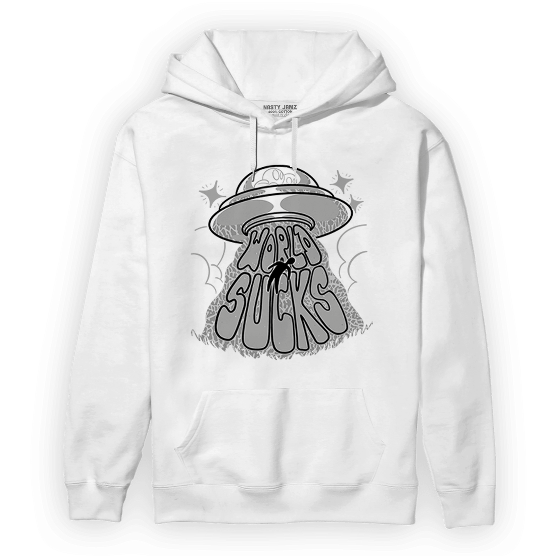 Craft Ivory 3s Hoodie Match World Sucks - NastyJamz