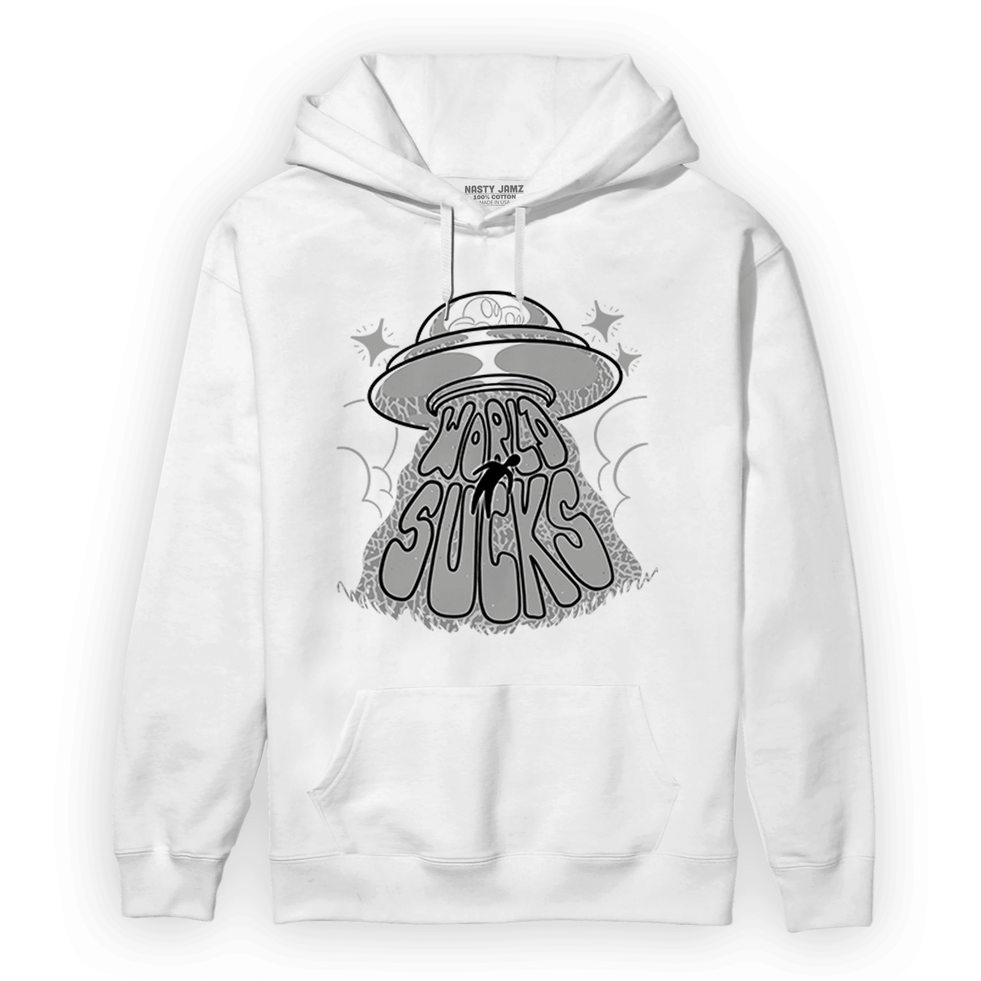 Craft Ivory 3s Hoodie Match World Sucks - NastyJamz