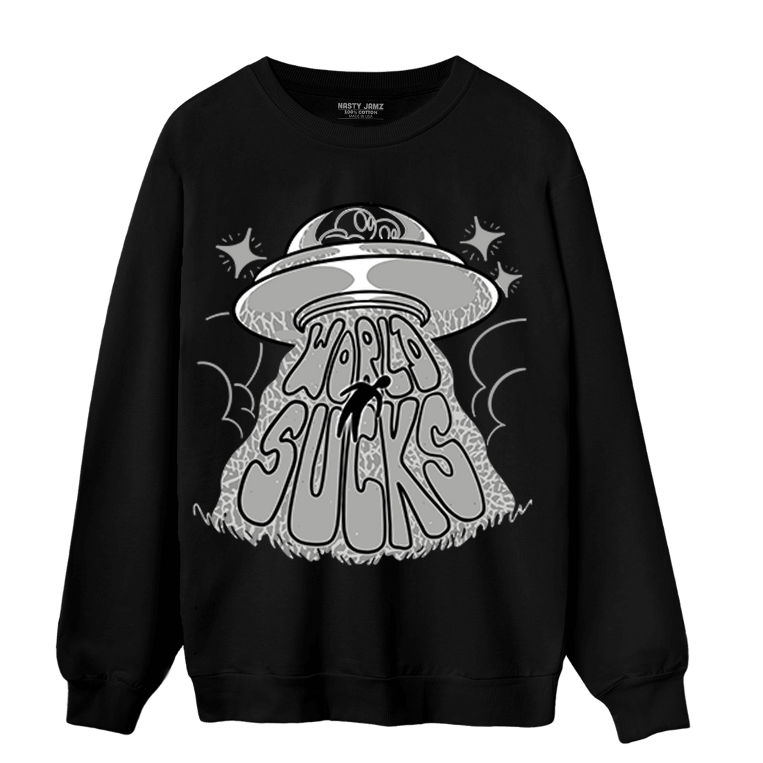 Craft Ivory 3s Sweatshirt Match World Sucks - NastyJamz