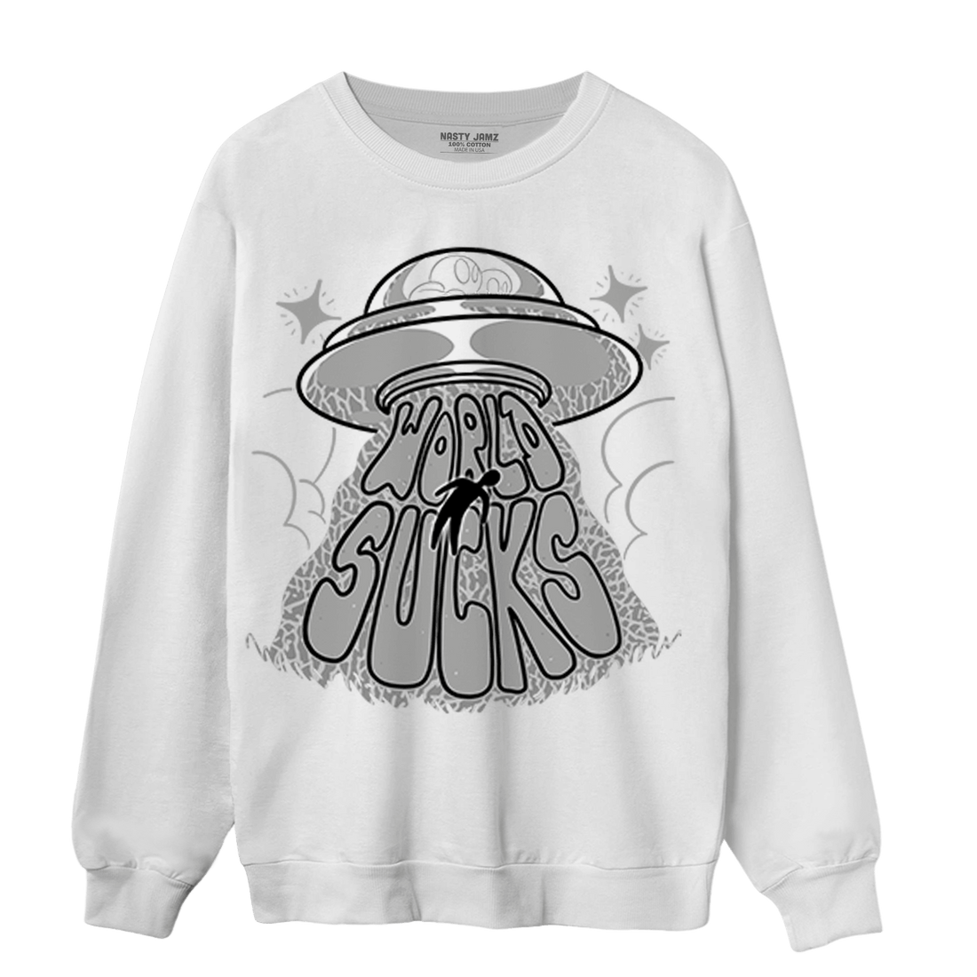 Craft Ivory 3s Sweatshirt Match World Sucks - NastyJamz