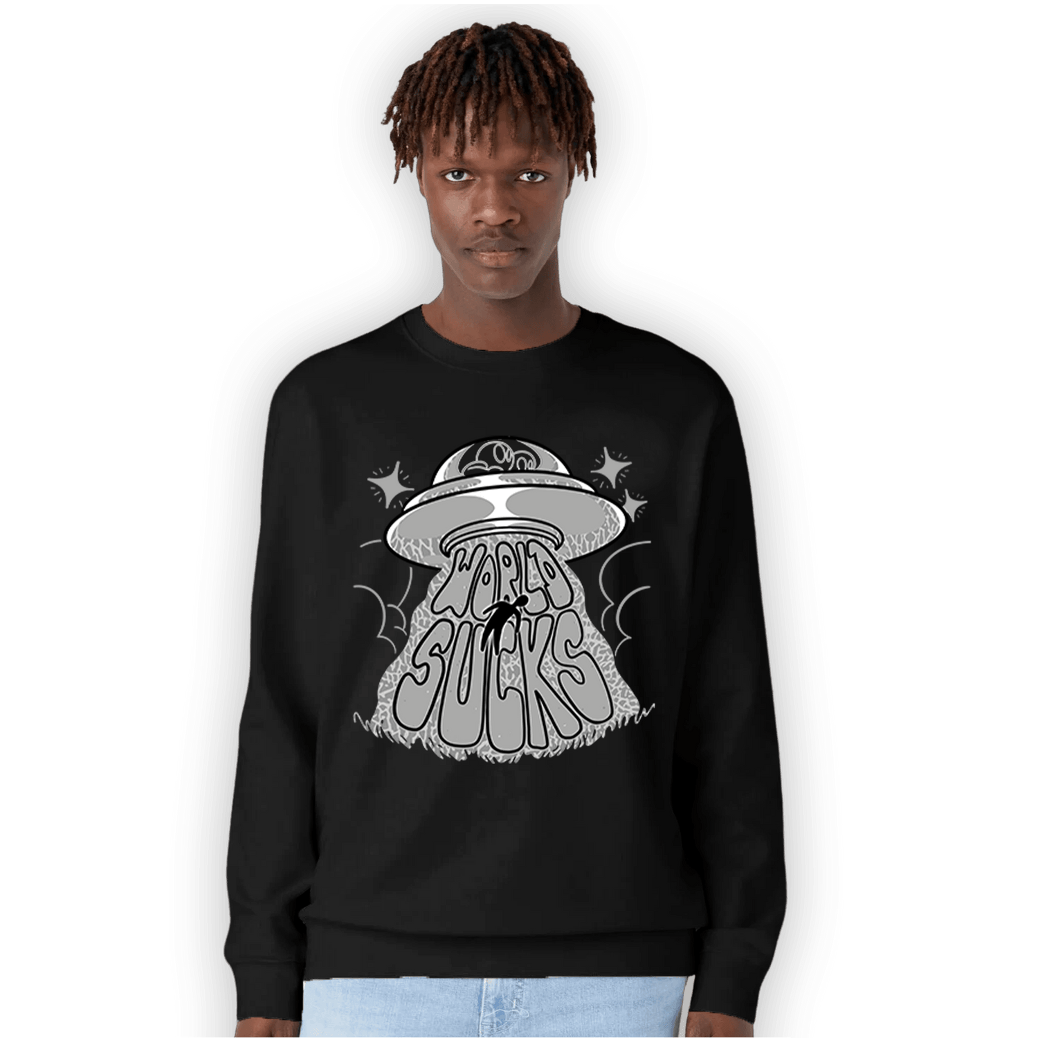 Craft Ivory 3s Sweatshirt Match World Sucks - NastyJamz