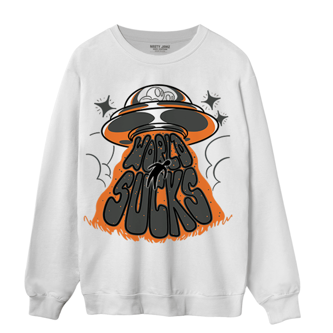 Fear Pack 3s Sweatshirt Match World Sucks - NastyJamz