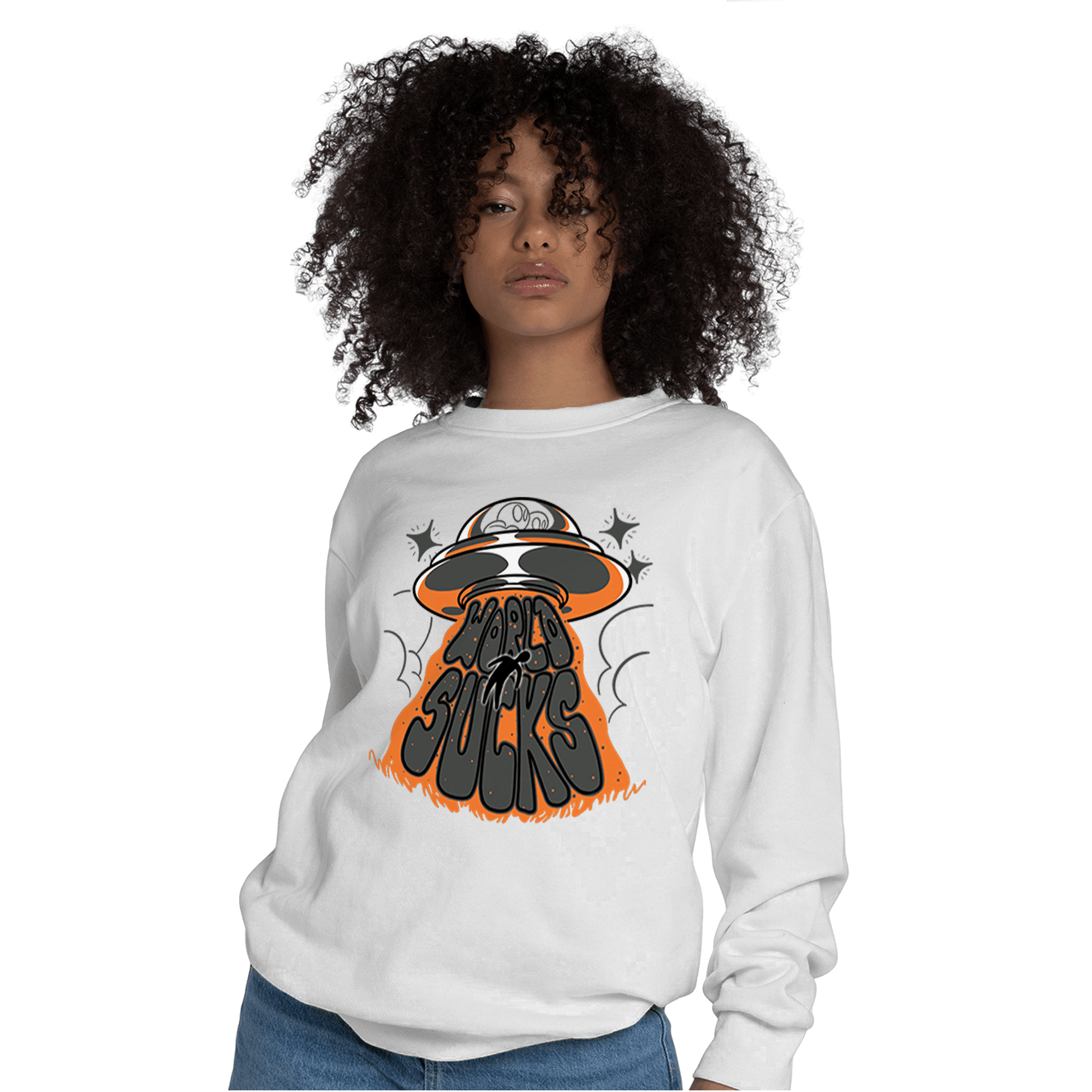 Fear Pack 3s Sweatshirt Match World Sucks - NastyJamz
