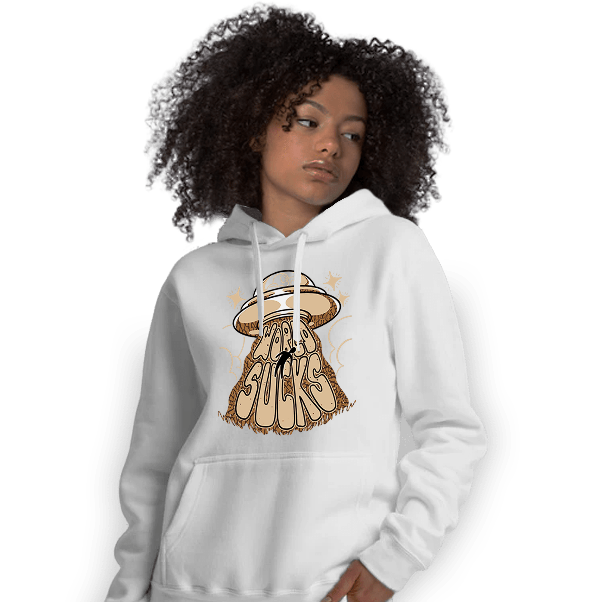 Palomino 3s Hoodie Match World Sucks - NastyJamz
