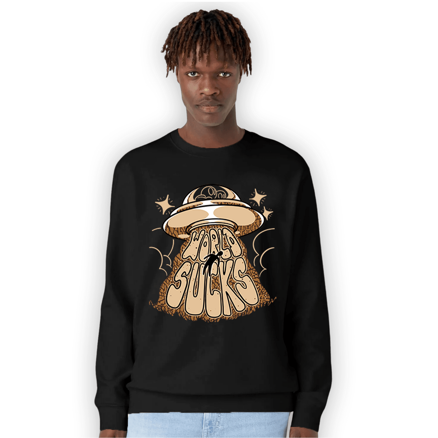 Palomino 3s Sweatshirt Match World Sucks - NastyJamz