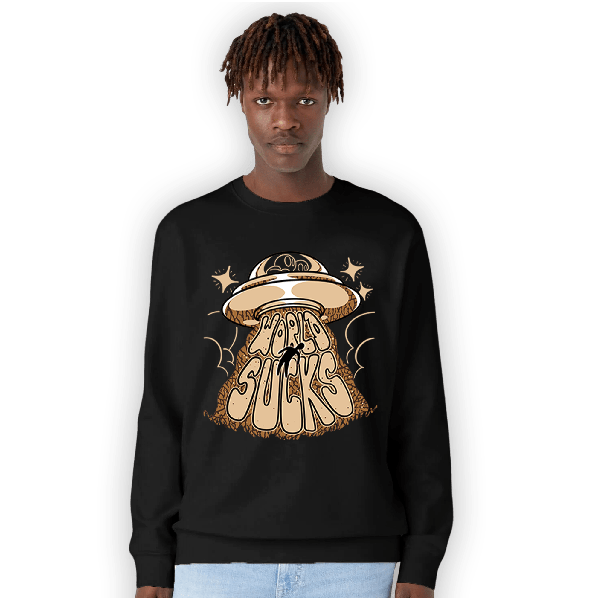 Palomino 3s Sweatshirt Match World Sucks - NastyJamz