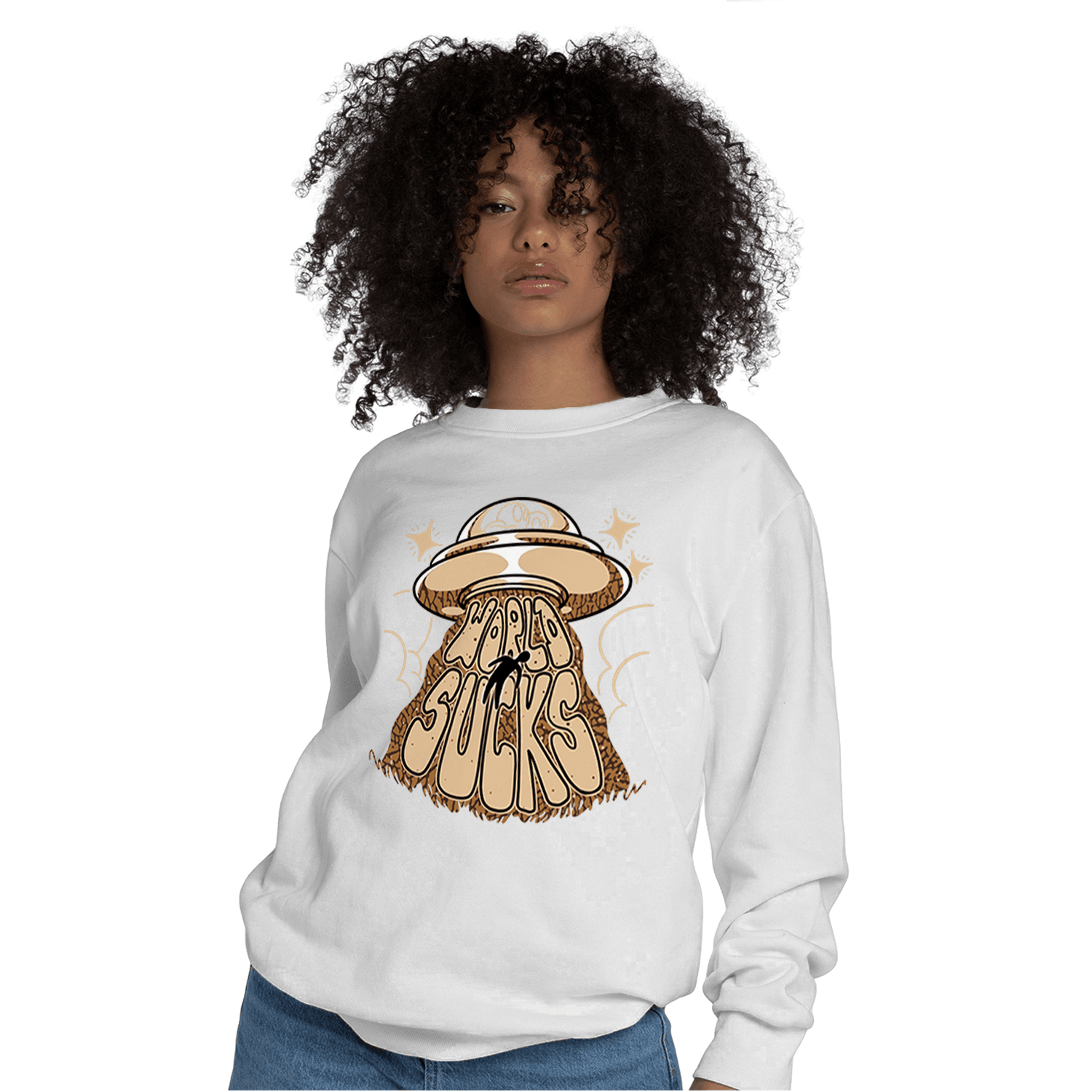 Palomino 3s Sweatshirt Match World Sucks - NastyJamz