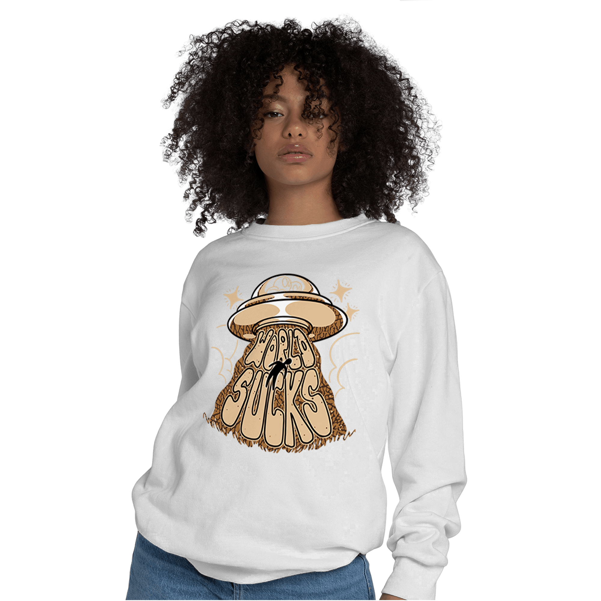 Palomino 3s Sweatshirt Match World Sucks - NastyJamz