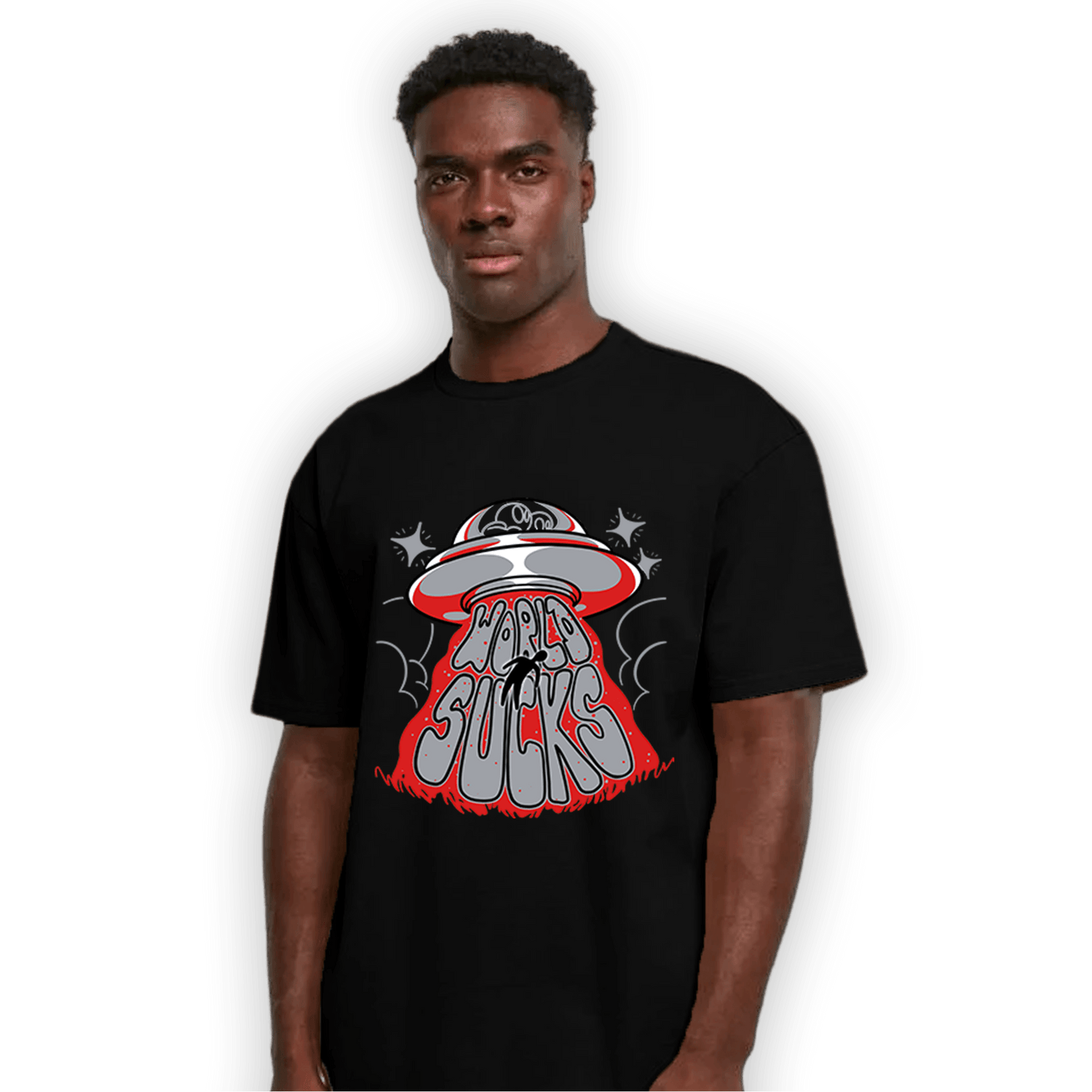 Bred Reimagined 4s T Shirt Match World Sucks - NastyJamz