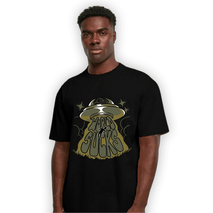 SE Craft Medium Olive 4s T Shirt Match World Sucks - NastyJamz