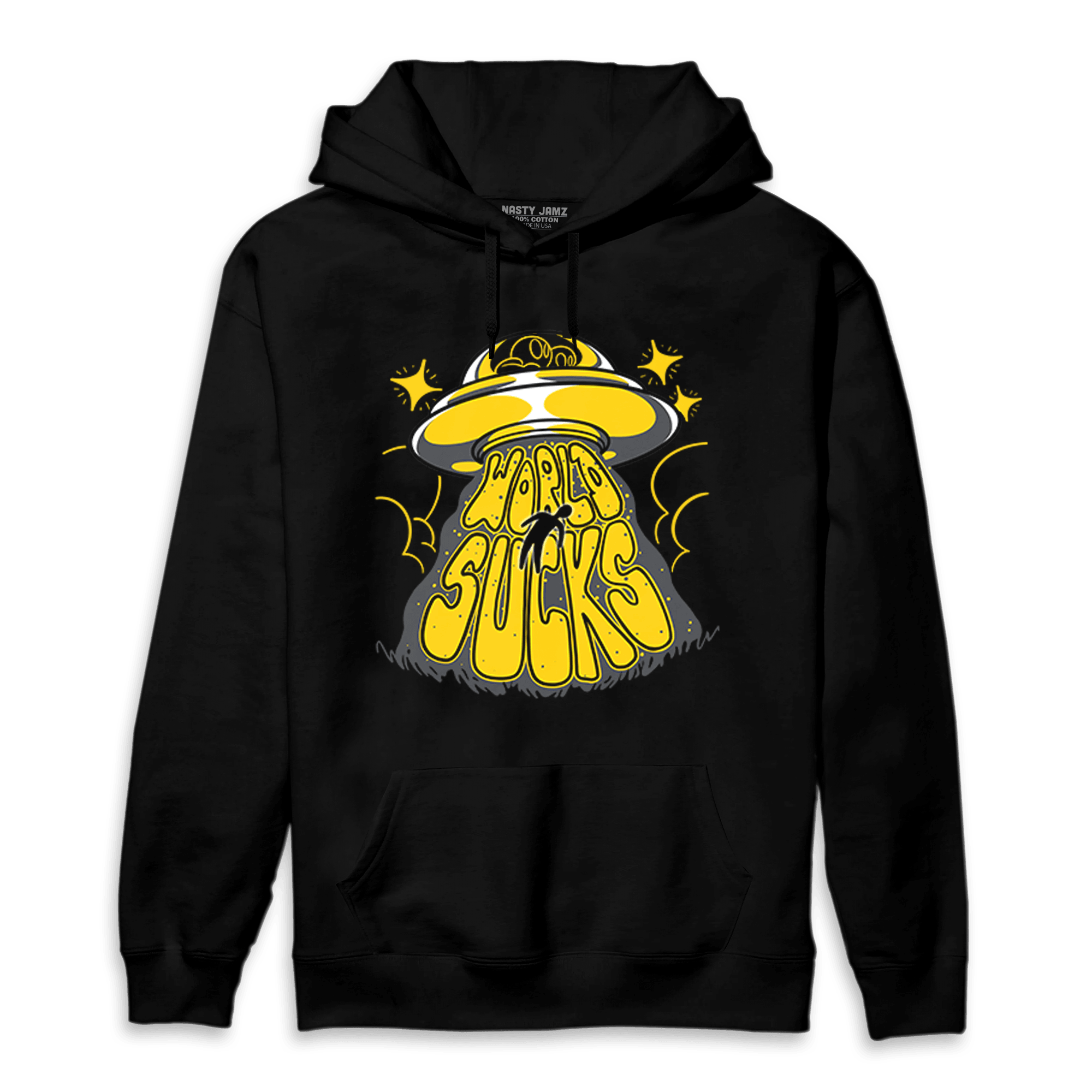 Thunder 4s Hoodie Match World Sucks - NastyJamz