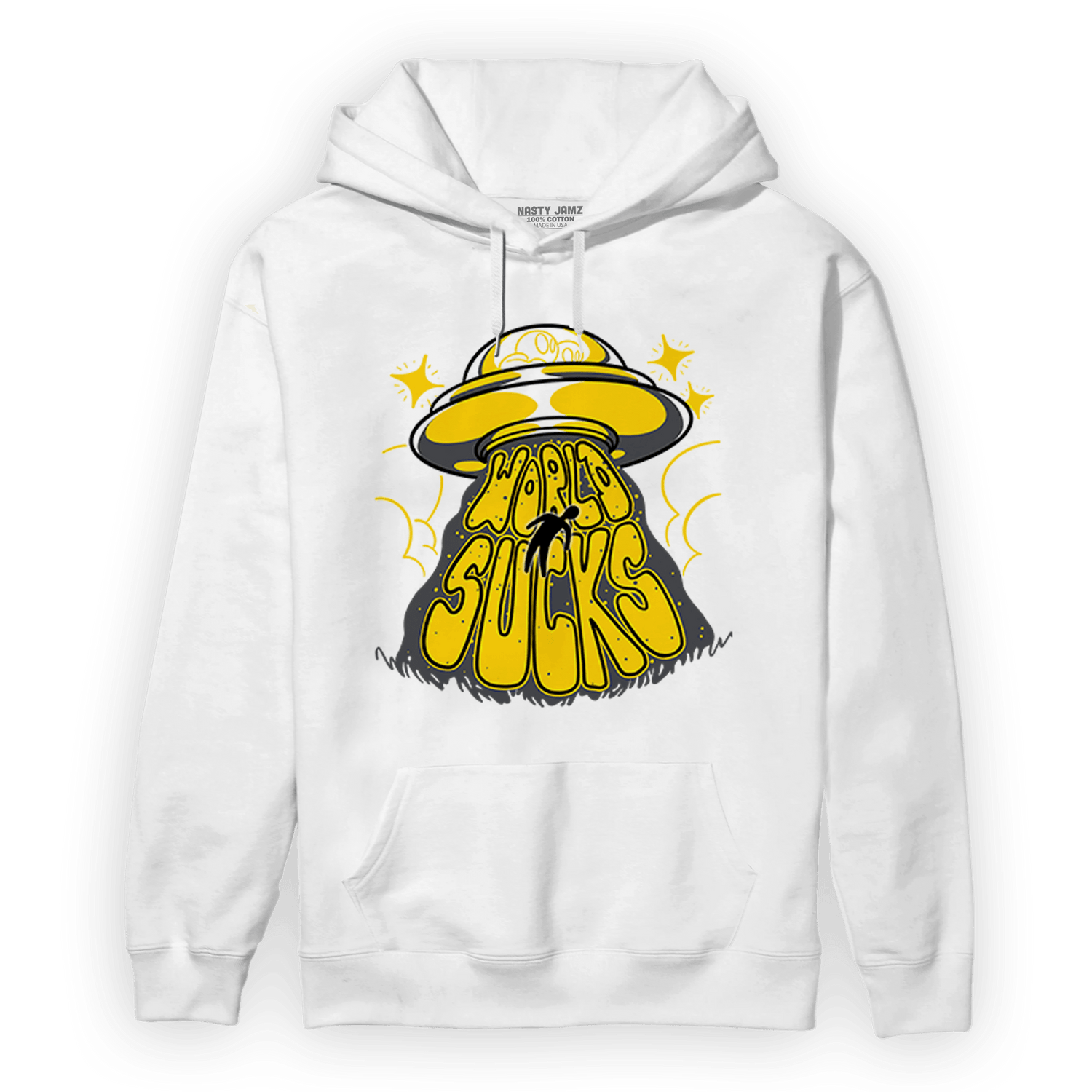 Thunder 4s Hoodie Match World Sucks - NastyJamz