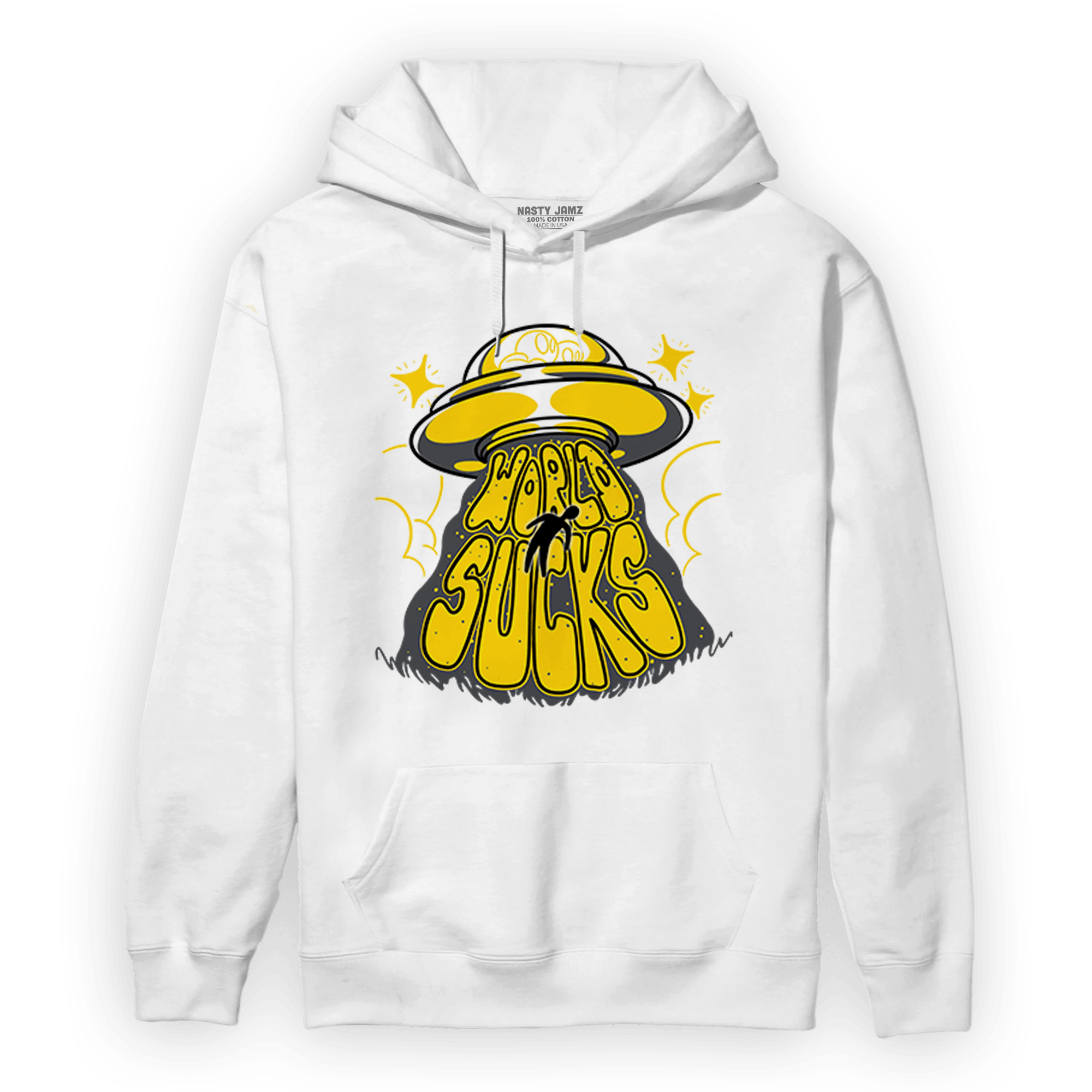 Thunder 4s Hoodie Match World Sucks - NastyJamz