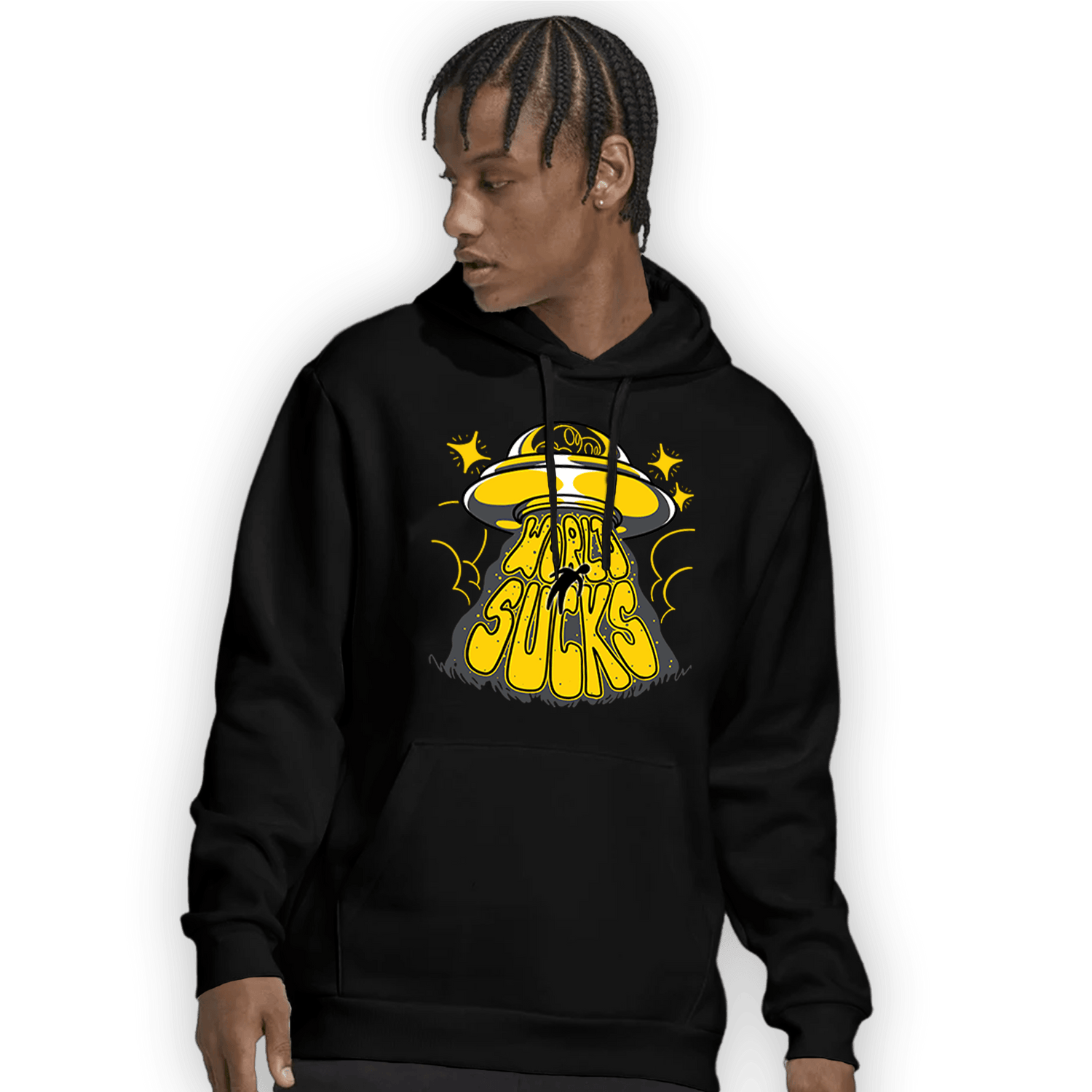 Thunder 4s Hoodie Match World Sucks - NastyJamz