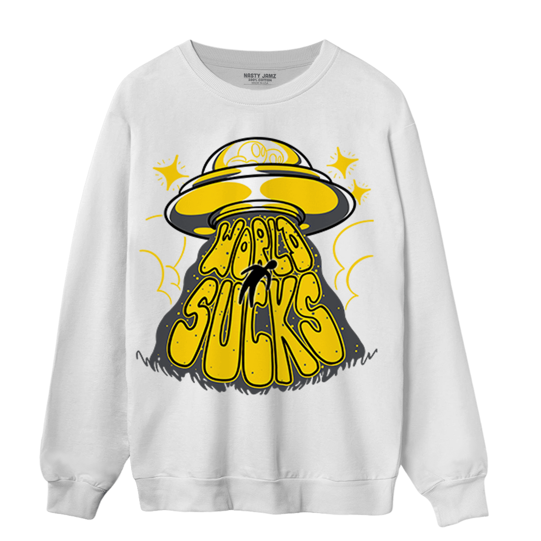 Thunder 4s Sweatshirt Match World Sucks - NastyJamz