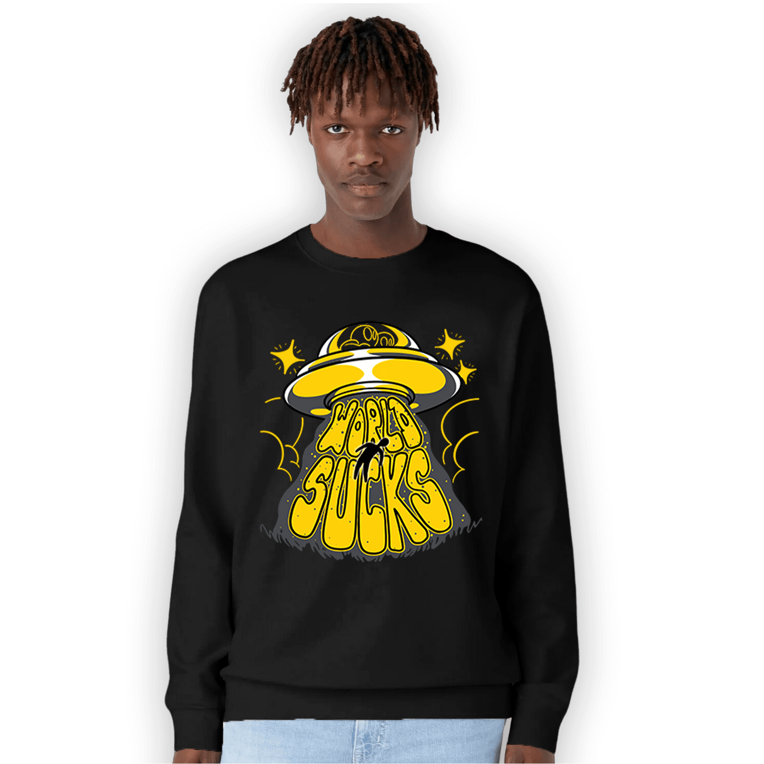 Thunder 4s Sweatshirt Match World Sucks - NastyJamz