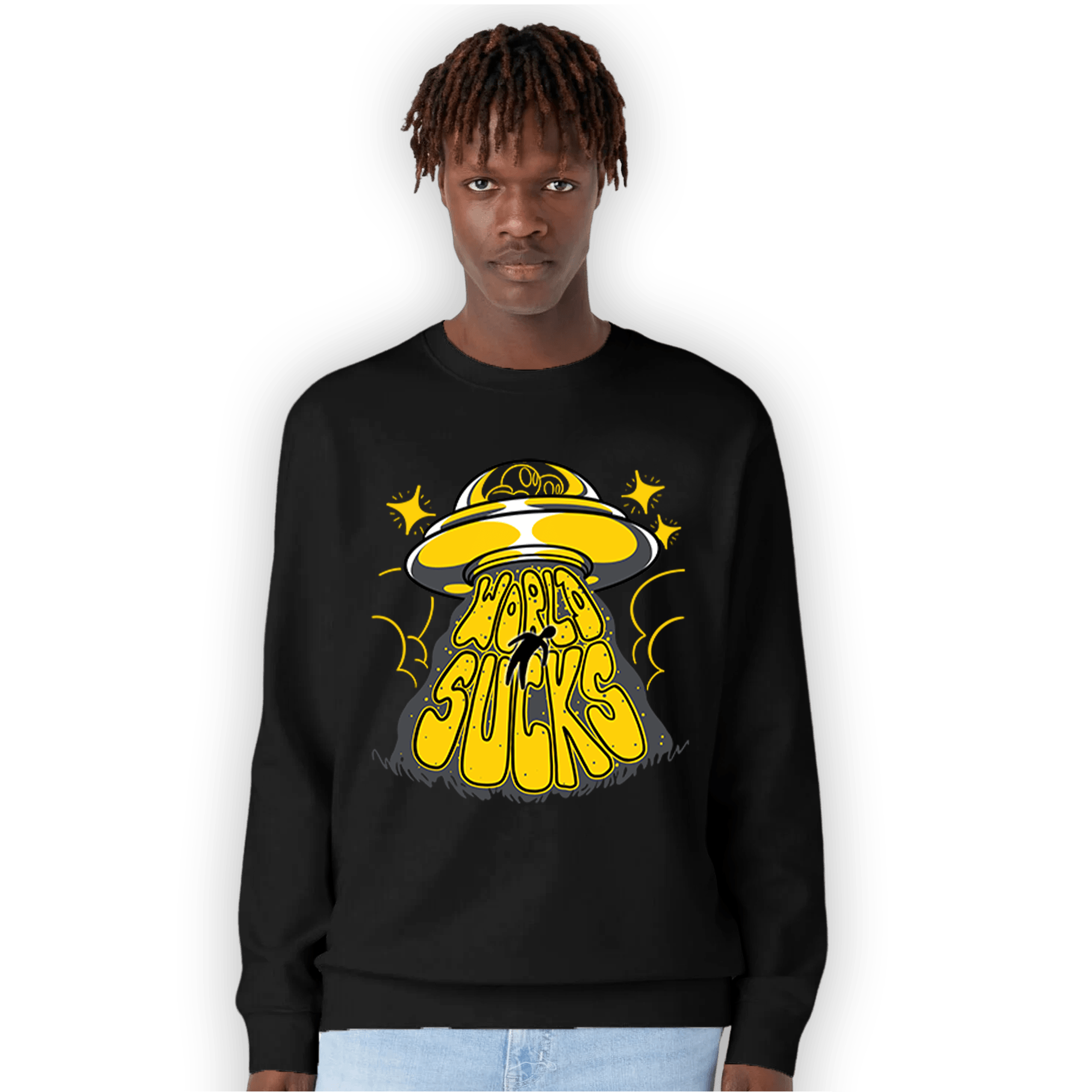 Thunder 4s Sweatshirt Match World Sucks - NastyJamz