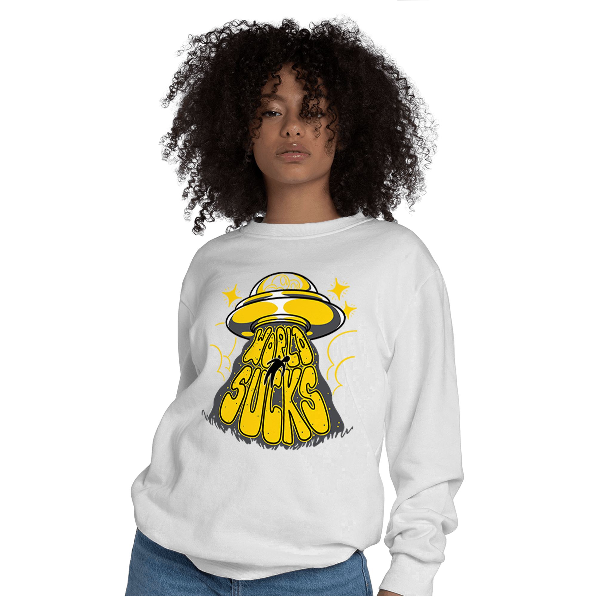 Thunder 4s Sweatshirt Match World Sucks - NastyJamz