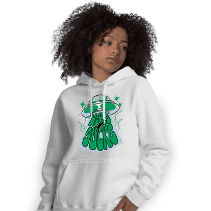 Lucky Green 5s Hoodie Match World Sucks - NastyJamz