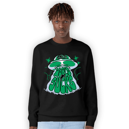Lucky Green 5s Sweatshirt Match World Sucks - NastyJamz