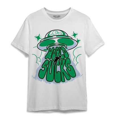 Lucky Green 5s T Shirt Match World Sucks - NastyJamz