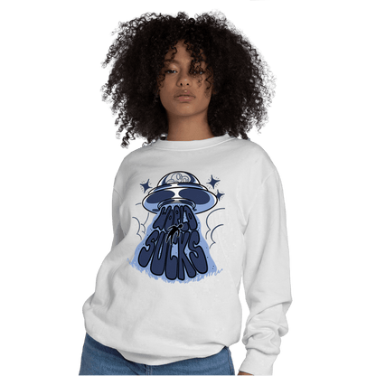 Midnight Navy 5s Sweatshirt Match World Sucks - NastyJamz