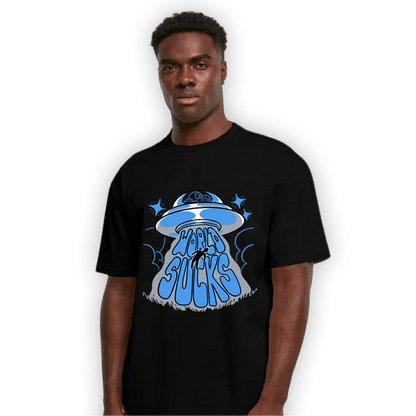 University Blue 5s T Shirt Match World Sucks - NastyJamz