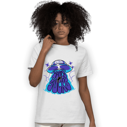 Aqua 6s T Shirt Match World Sucks - NastyJamz