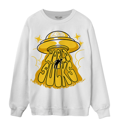 Yellow Ochre 6s Sweatshirt Match World Sucks - NastyJamz