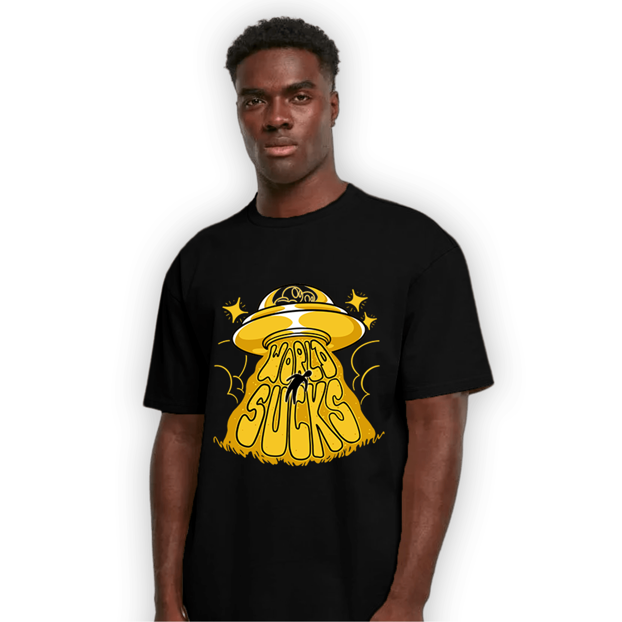 Yellow Ochre 6s T Shirt Match World Sucks - NastyJamz